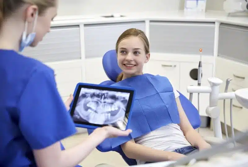 dental care in modern dentist office